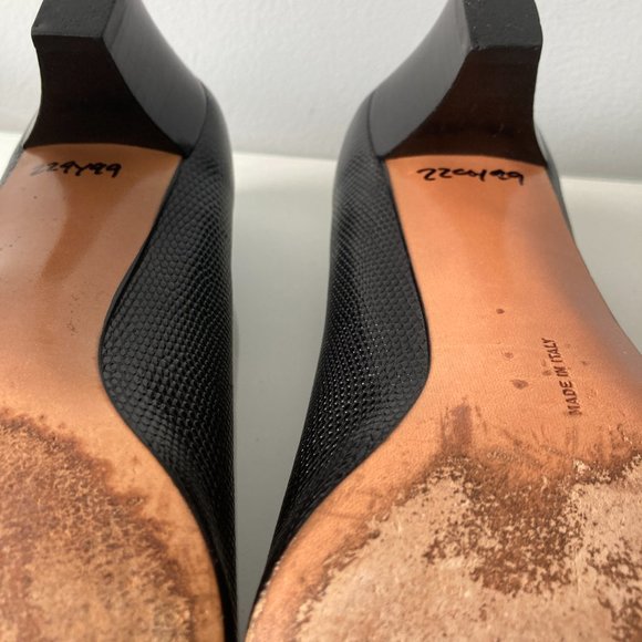 SALVATORE FERRAGAMO Black pumps 10.5 - Picture 7 of 9